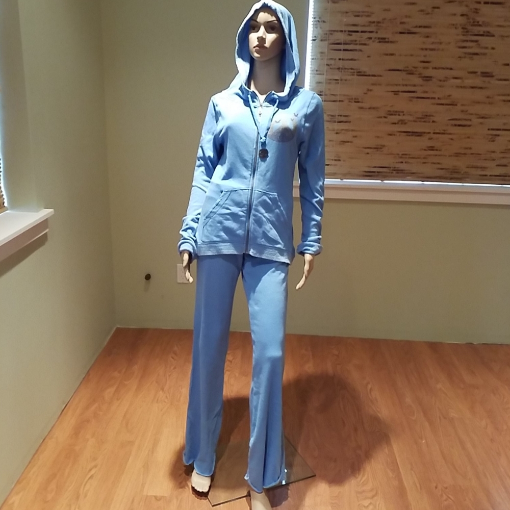 Gypsy 05 Matching Set Blue Hoodie and Sweatpants Size L